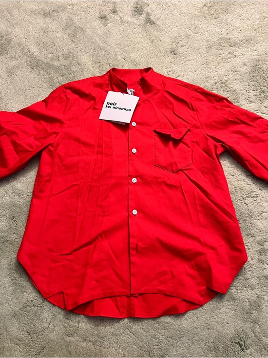 Comme des Garcons Other - BNWT: noir kei ninomiya Red Button-Front Men/Womens Shirt